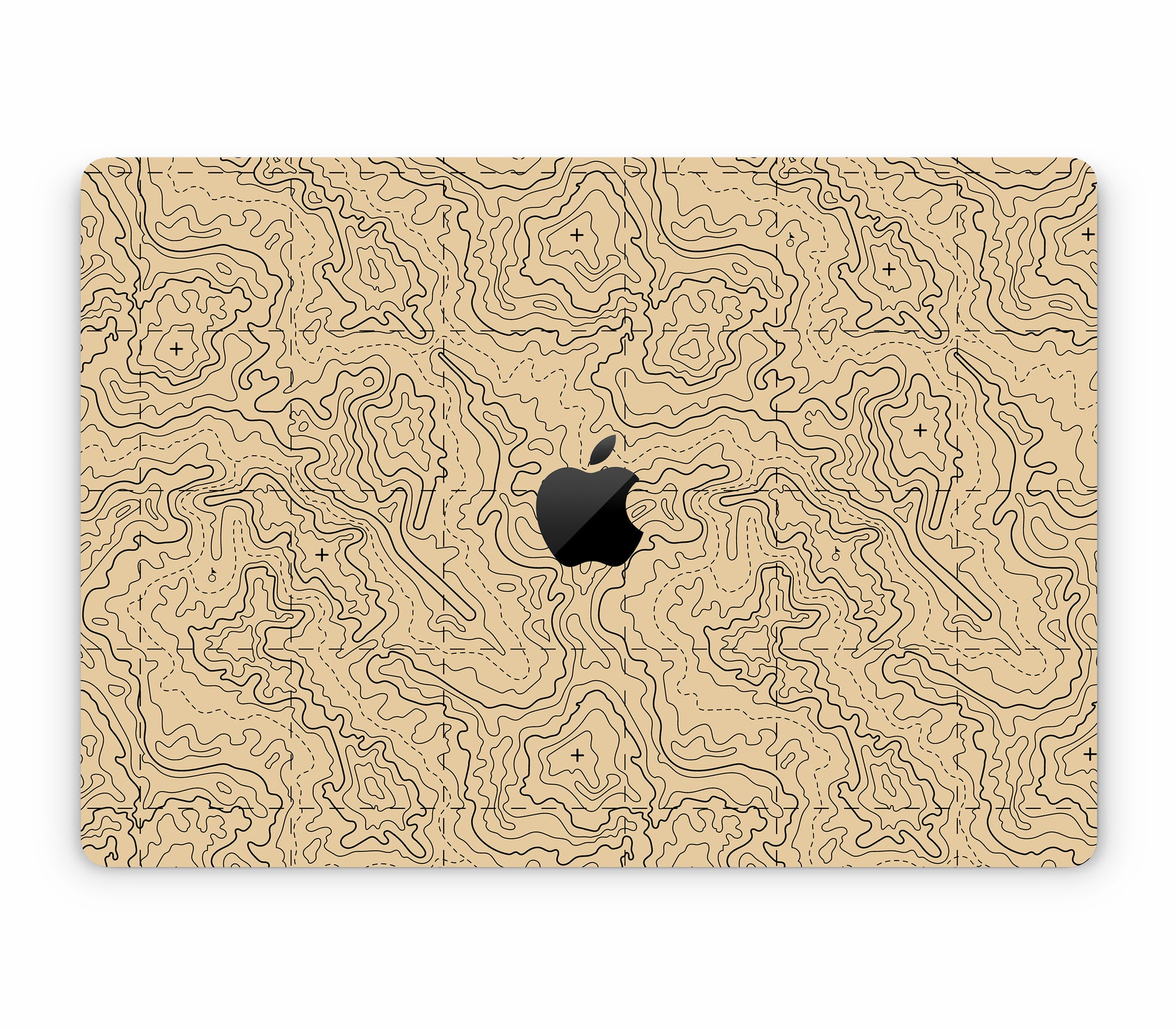 MacBook Pro 16" (2021, M1) skin, Lockdown (Sandline), top skin with logo cutout
