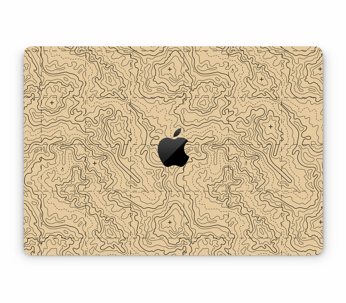 MacBook Pro 15" (2018, Touch Bar) skin, Lockdown (Sandline), top skin with logo cutout