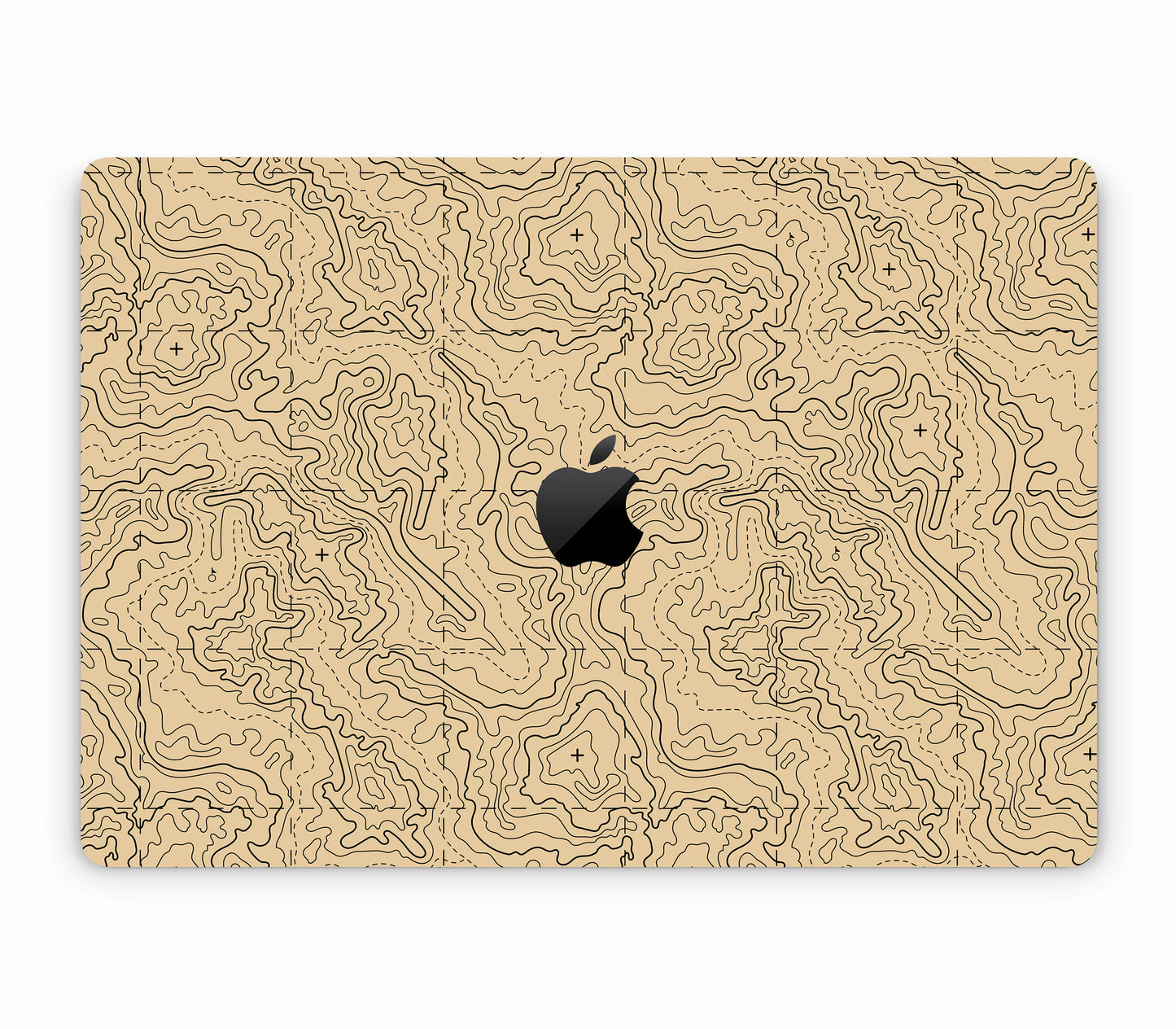 MacBook Pro 16" (2023, M3) skin, Lockdown (Sandline), top skin with logo cutout