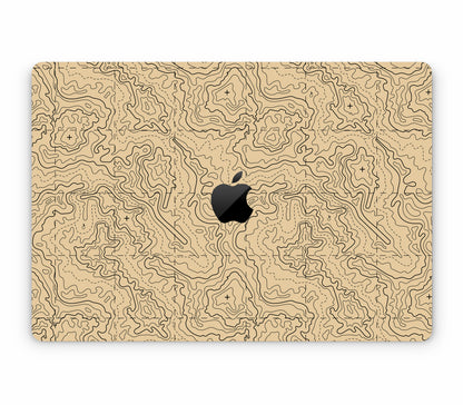 MacBook Pro 16" (2019, Touch Bar) skin, Lockdown (Sandline), top skin with logo cutout