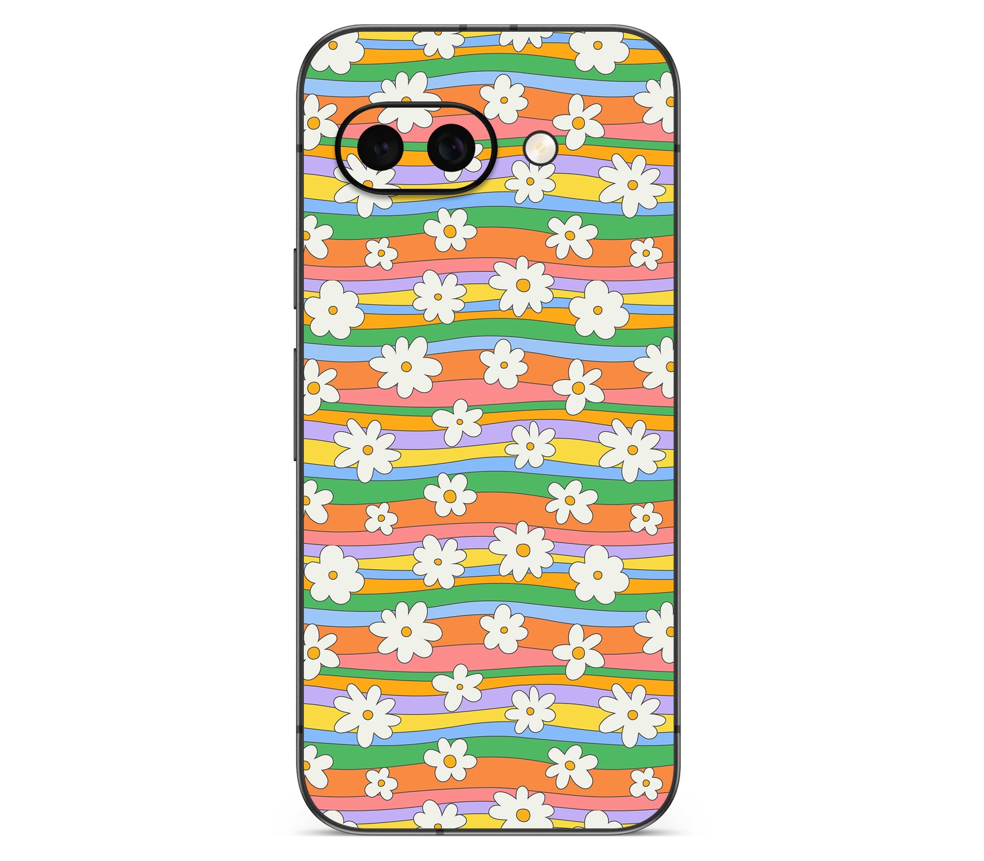 Google Pixel 10A skin, Daisy Drift, back skin