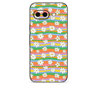 Google Pixel 10A skin, Daisy Drift, back skin