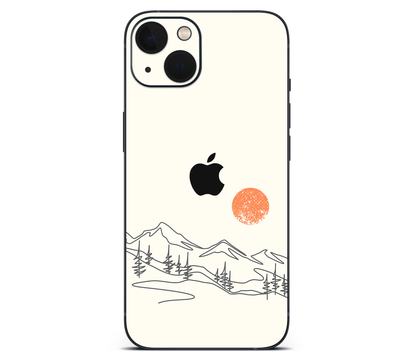 iPhone 13 skin, Offline, back skin with logo cutout