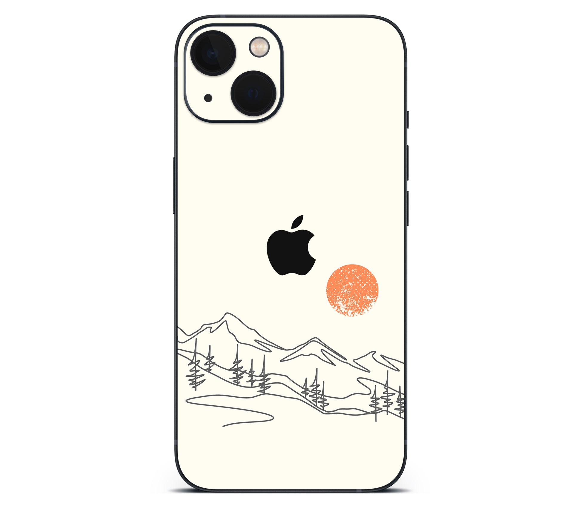iPhone 13 skin, Offline, back skin with logo cutout