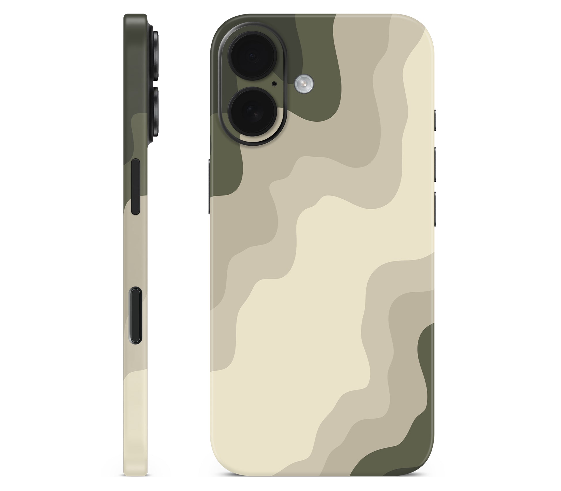 iPhone 16 Plus skin, Drift (Mirage), full wrap without logo cutout