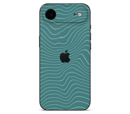 iPhone Air skin, Tide, back skin with logo cutout