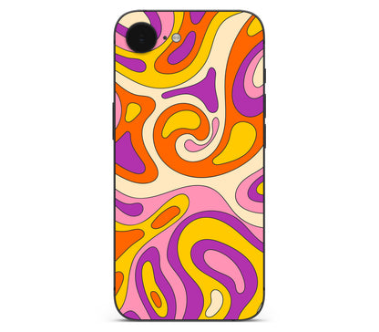 iPhone 17e skin, Psycho Vortex, back skin without logo cutout