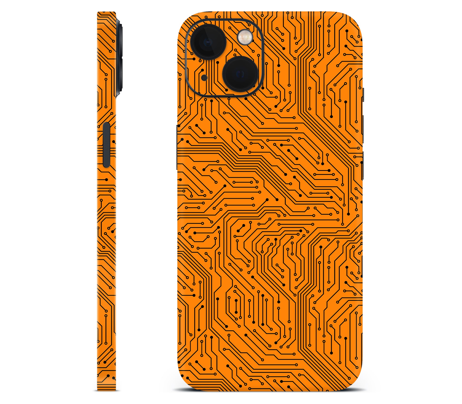 iPhone 13 Mini skin, Pulse Grid, full wrap without logo cutout