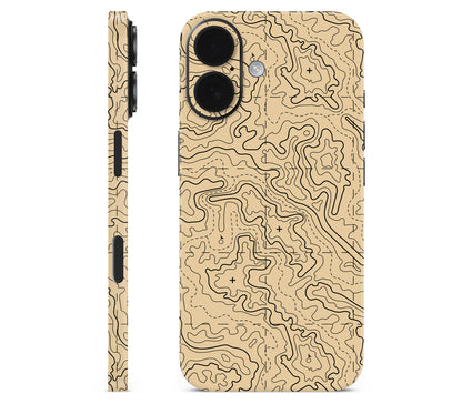 iPhone 16 Plus skin, Lockdown (Sandline), full wrap without logo cutout