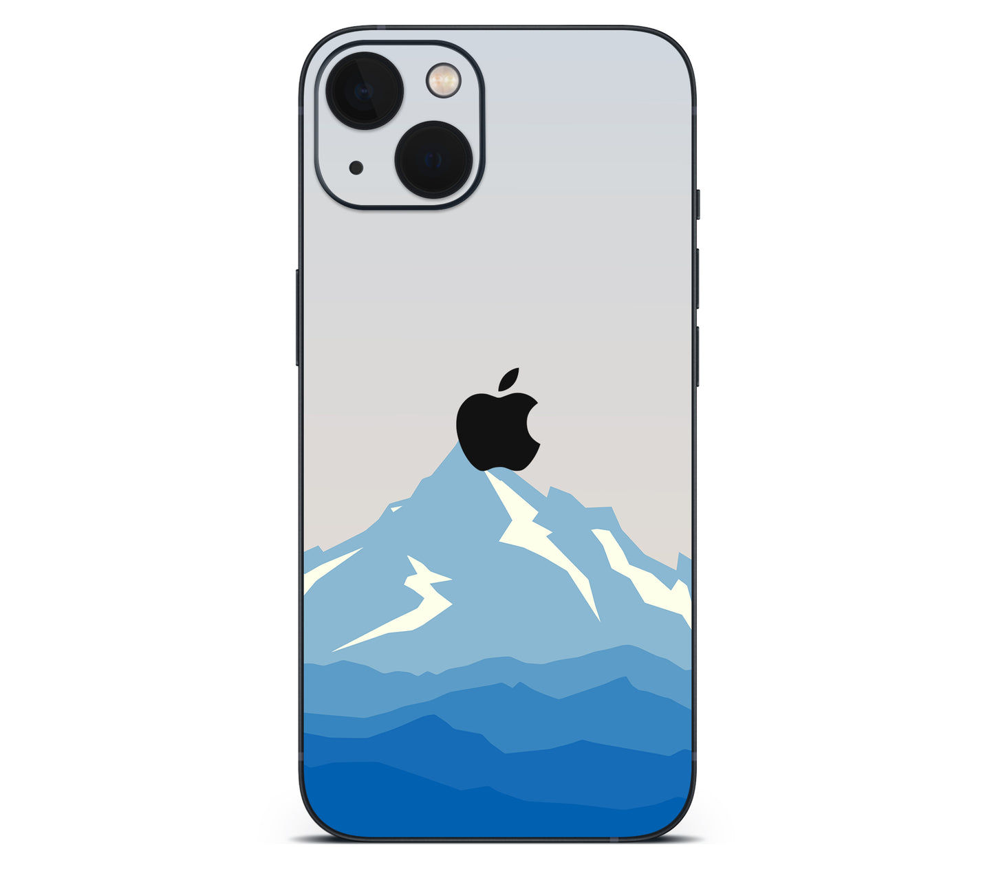 iPhone 13 Mini skin, Everest, back skin with logo cutout