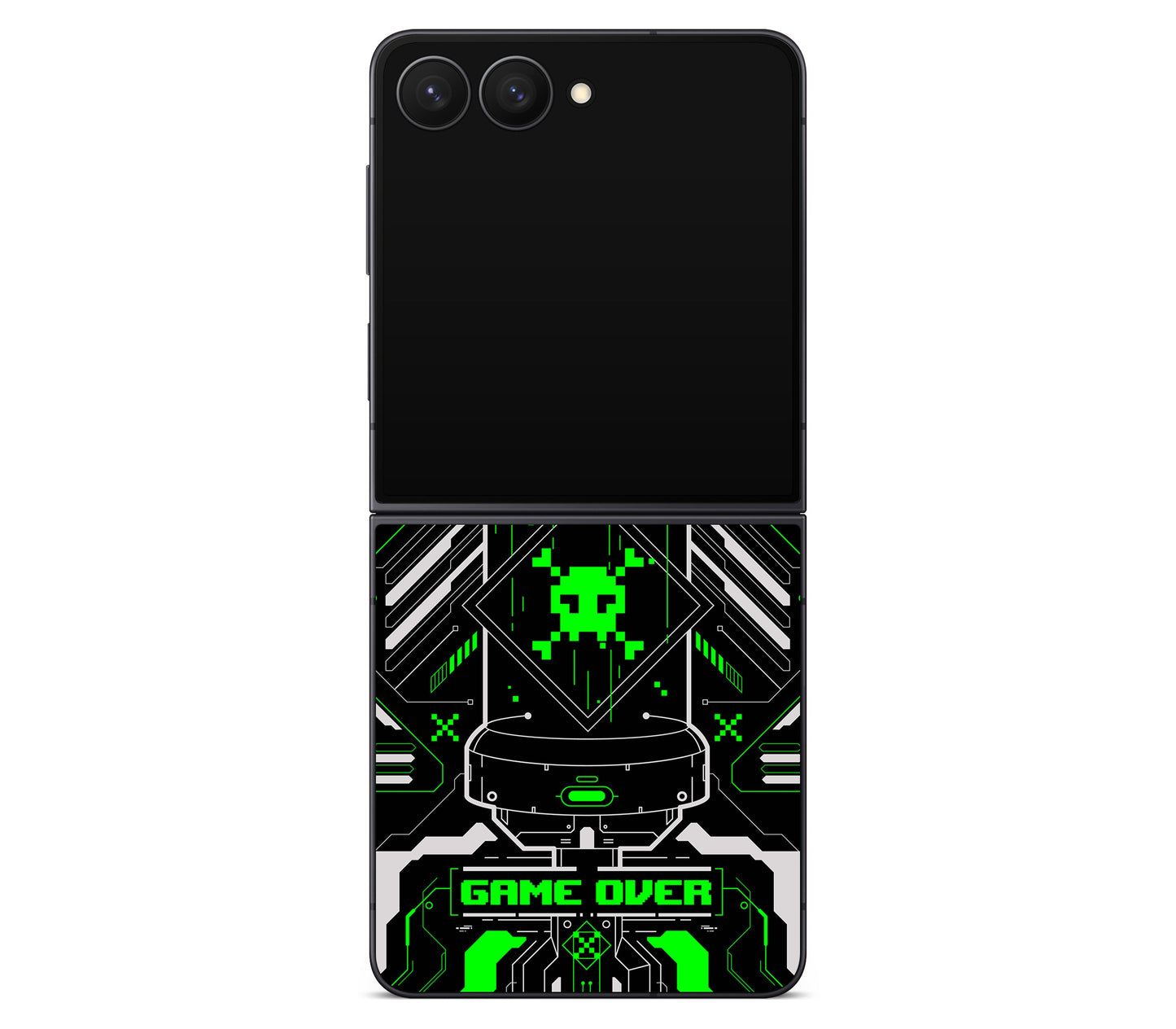 Galaxy Z Flip 8 skin, Fatal Error (Acid), back skin