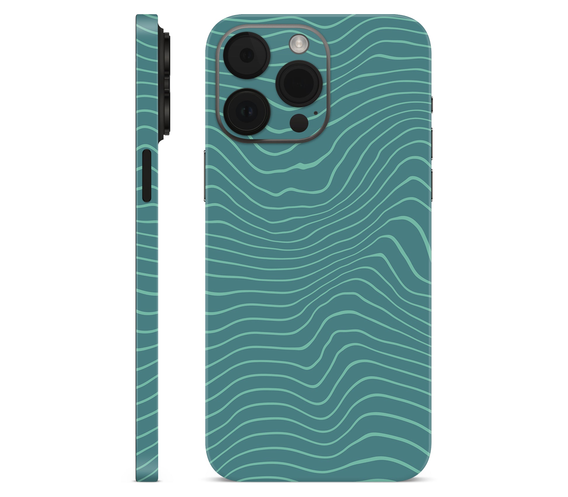 iPhone 14 Pro Max skin, Tide, full wrap without logo cutout