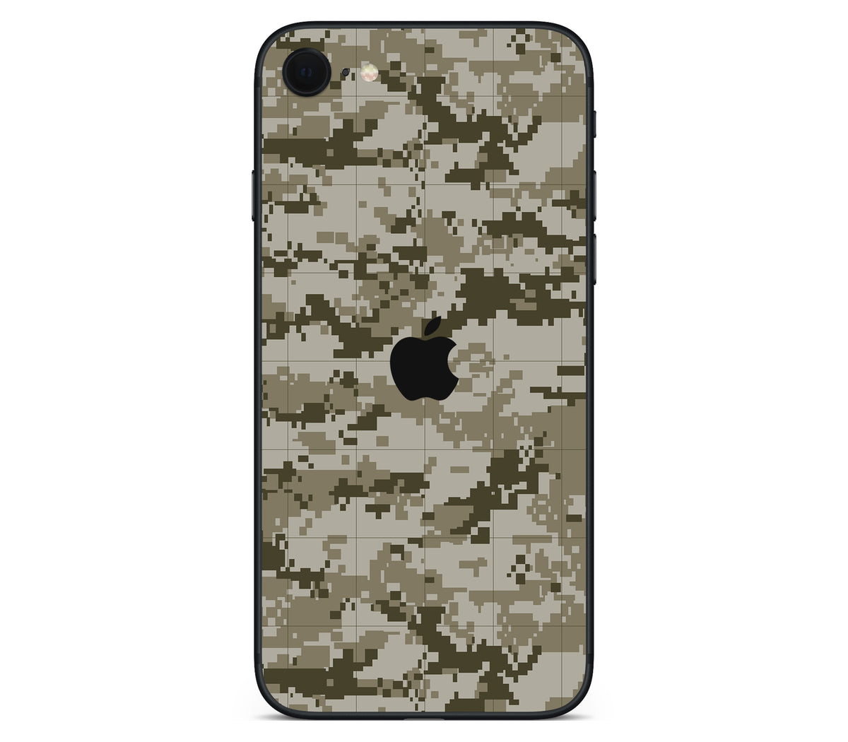 iPhone SE 2020 Gen2 skin, Stealth Mode, back skin with logo cutout