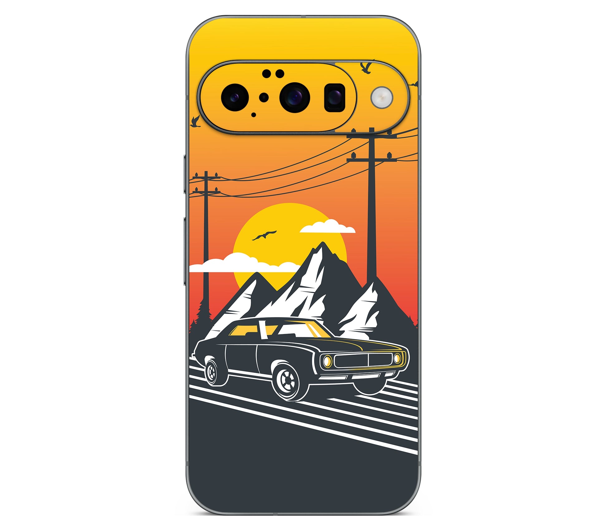 Google Pixel 11 skin, Last Ride, back skin