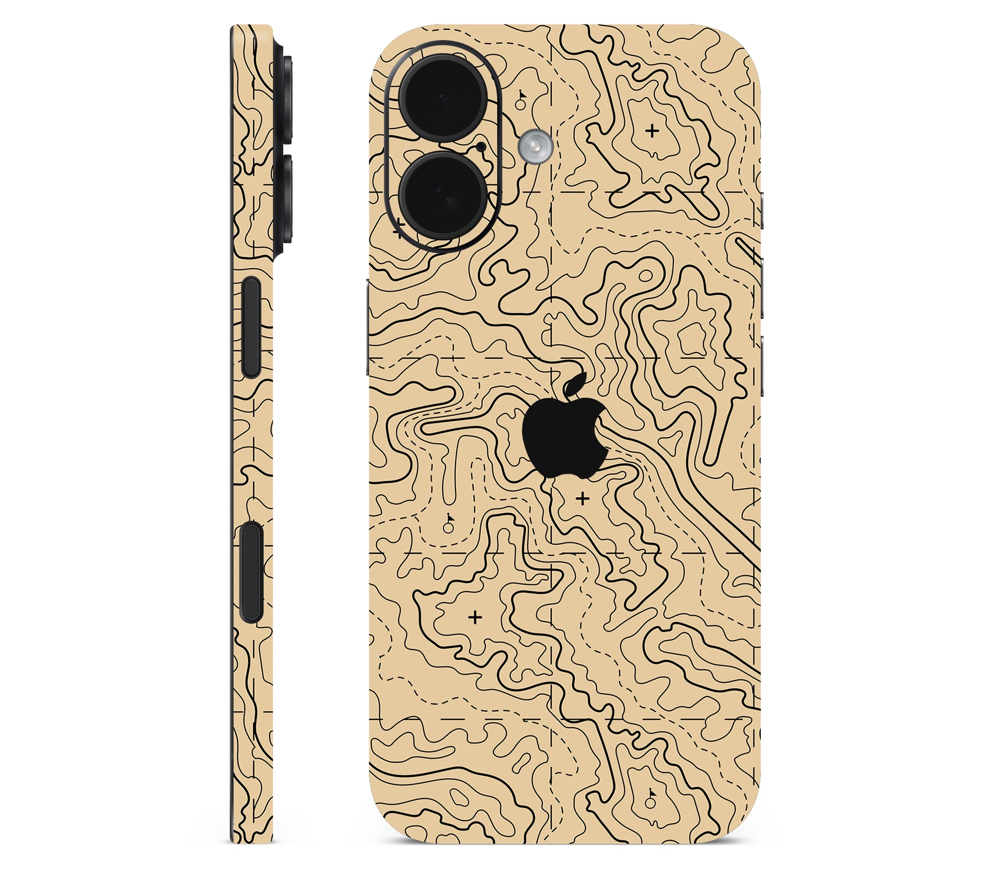 iPhone 17 skin, Lockdown (Sandline), full wrap with logo cutout