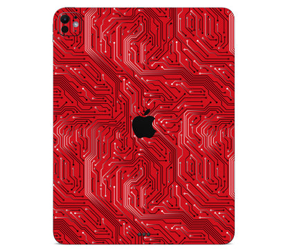 iPad Pro 11" (M5) skin, REDLINE, back skin with logo cutout