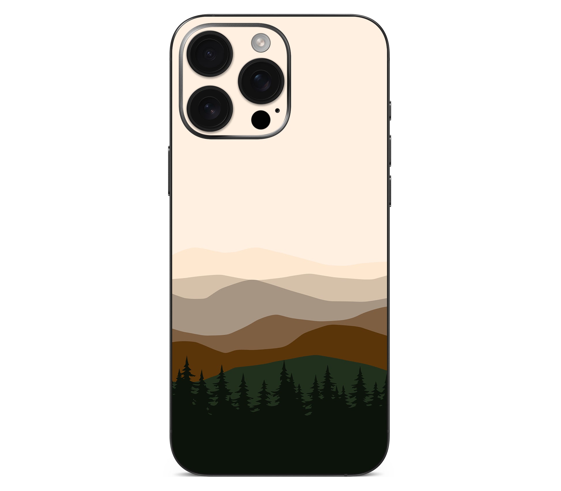 iPhone 16 Pro skin, Sierra Dusk, back skin without logo cutout