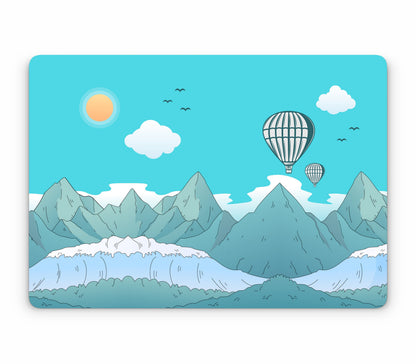 MacBook Air 13" (2025, M4) skin, Altitude Error, top skin without logo cutout