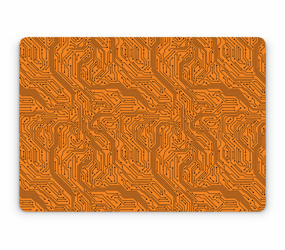 MacBook Air 13" (2025, M4) skin, Pulse Grid, top skin without logo cutout