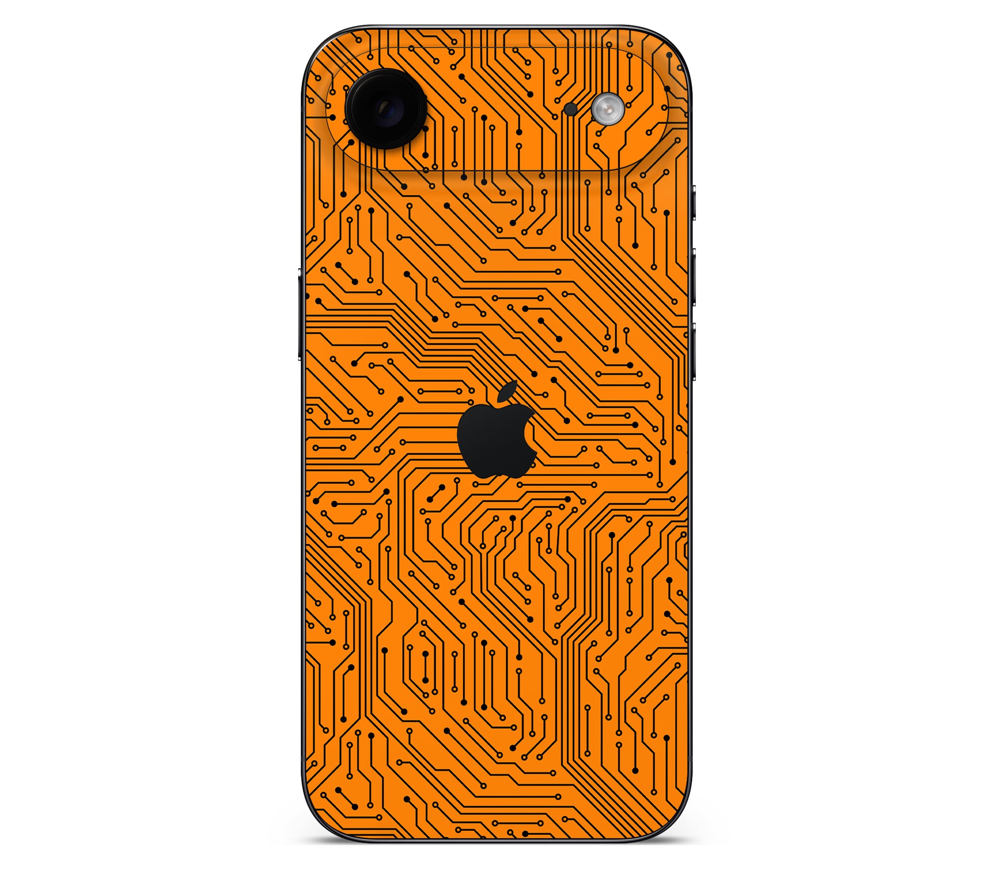 iPhone Air skin, Pulse Grid, back skin with logo cutout