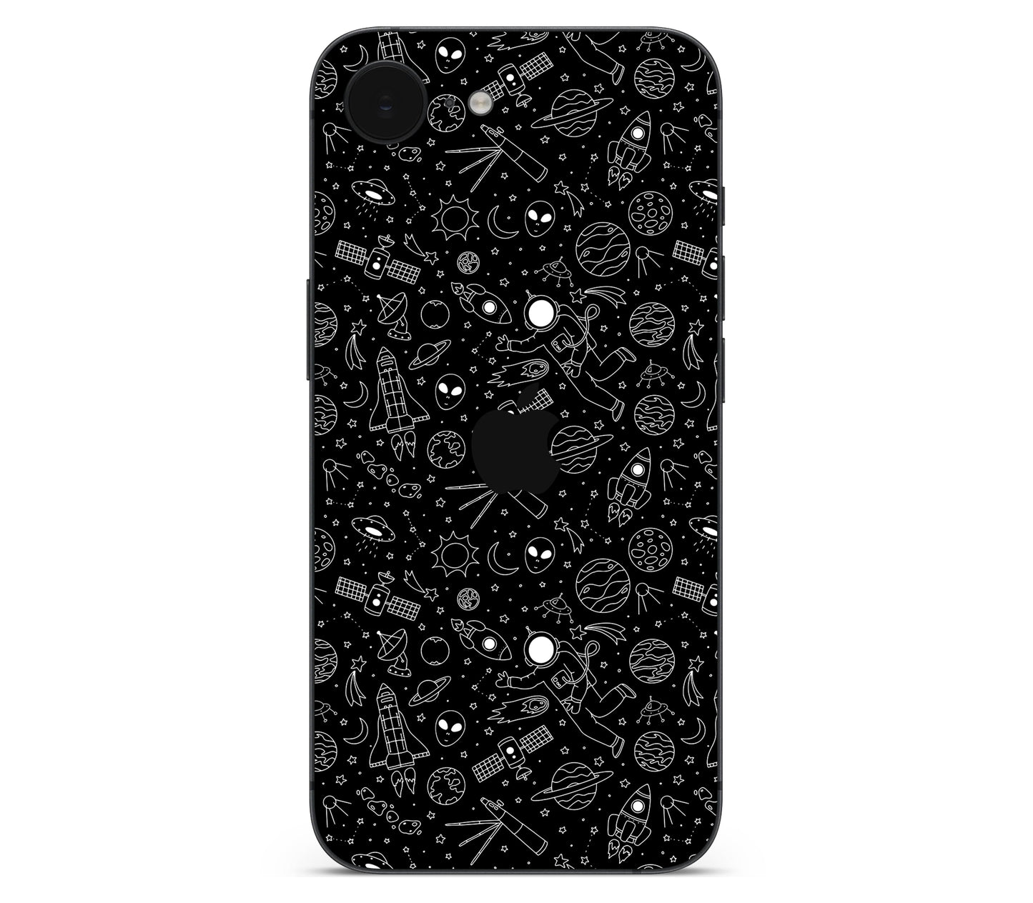 iPhone 17e skin, Cygnus, back skin with logo cutout