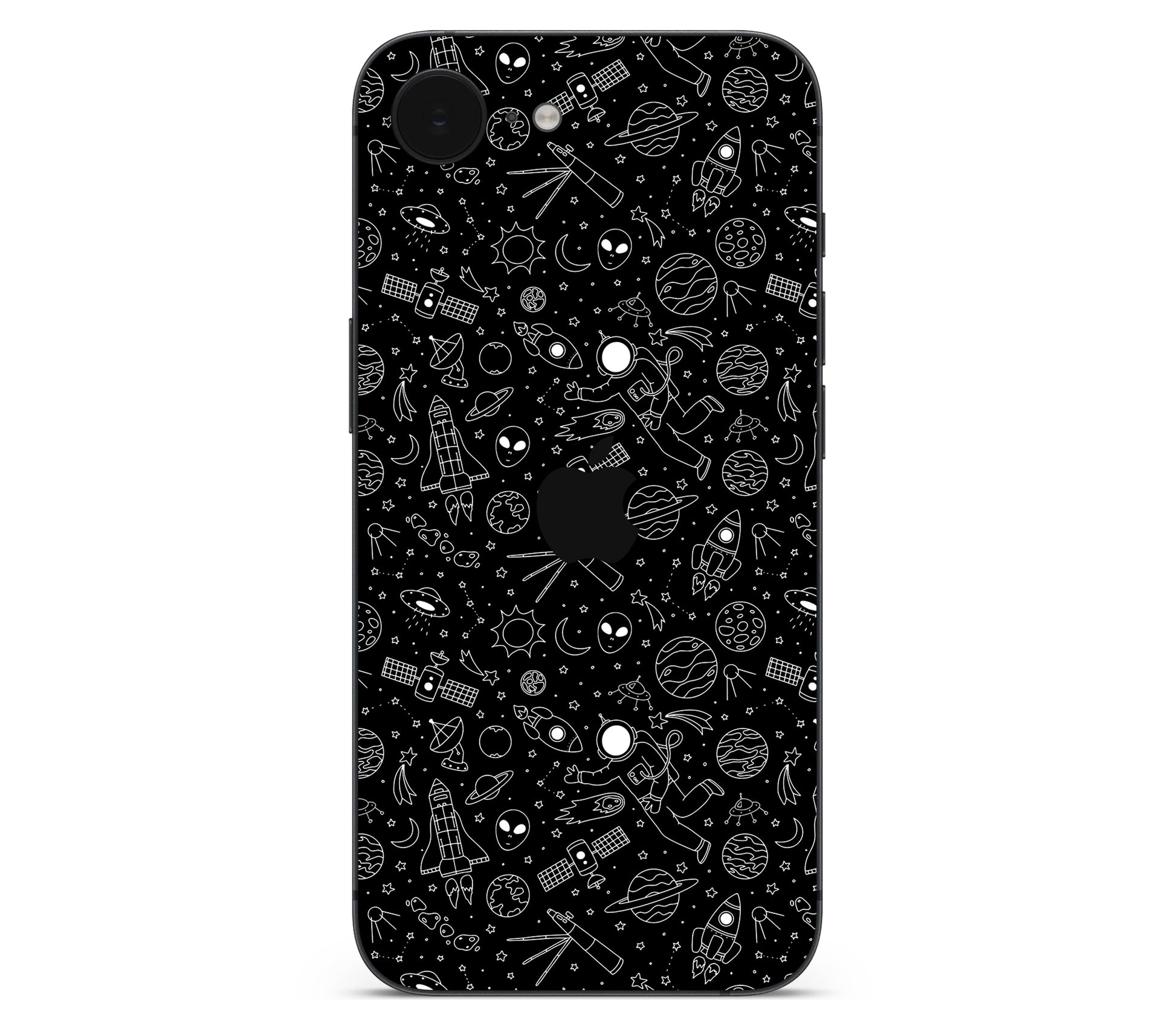 iPhone 17e skin, Cygnus, back skin with logo cutout