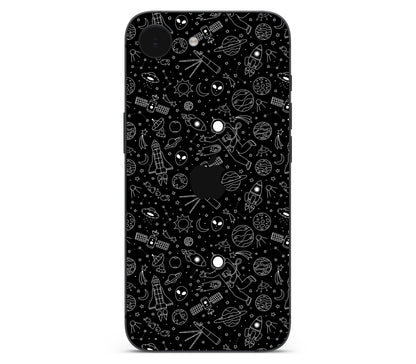 iPhone 17e skin, Cygnus, back skin with logo cutout