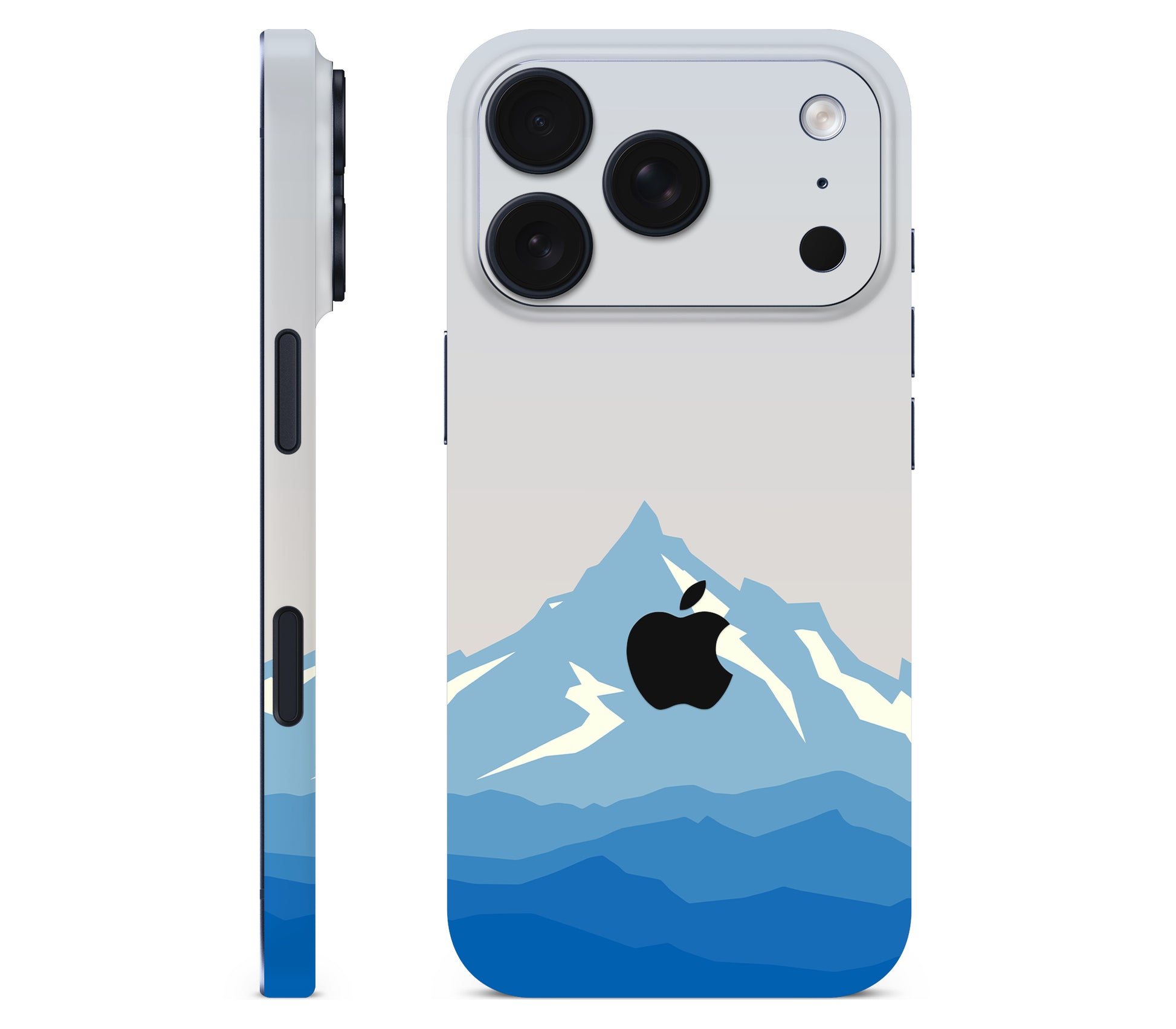 iPhone 17 Pro skin, Everest, full wrap with logo cutout