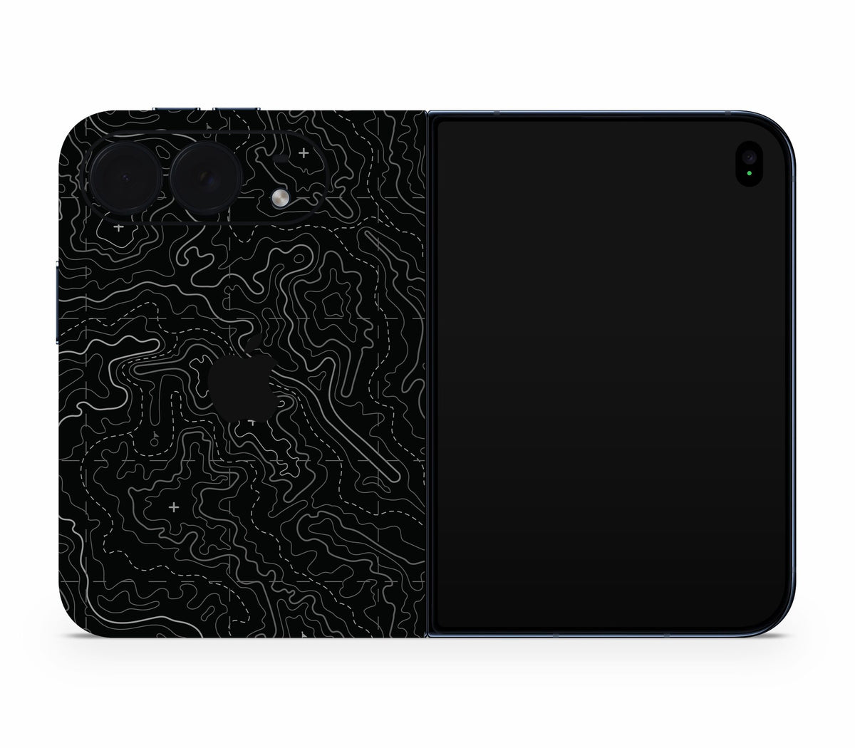 iPhone Duo skin, Lockdown (Blackout), full wrap with logo cutout
