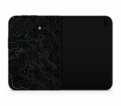iPhone Duo skin, Lockdown (Blackout), full wrap with logo cutout