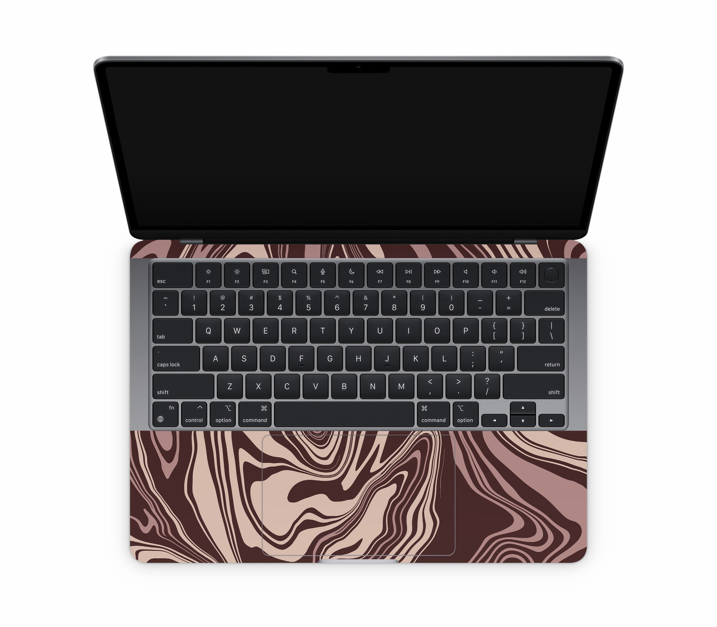 MacBook Neo skin, Vertigo (Fever), inside skin