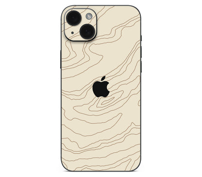 iPhone 15 skin, Dune, back skin with logo cutout