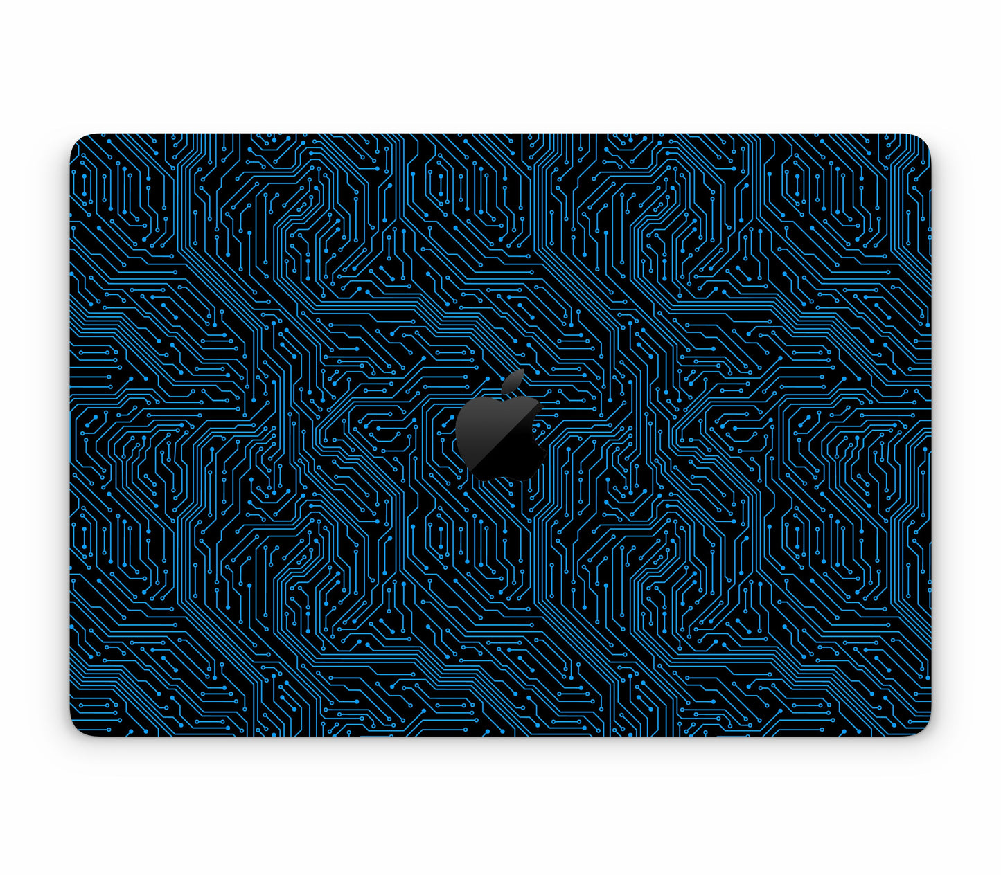 MacBook Pro 16" (2024, M4) skin, Eternal Blue, top skin with logo cutout
