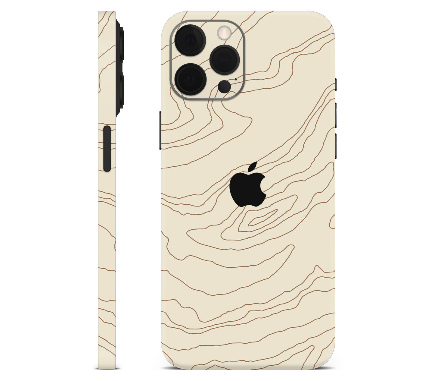 iPhone 12 Pro Max skin, Dune, full wrap with logo cutout