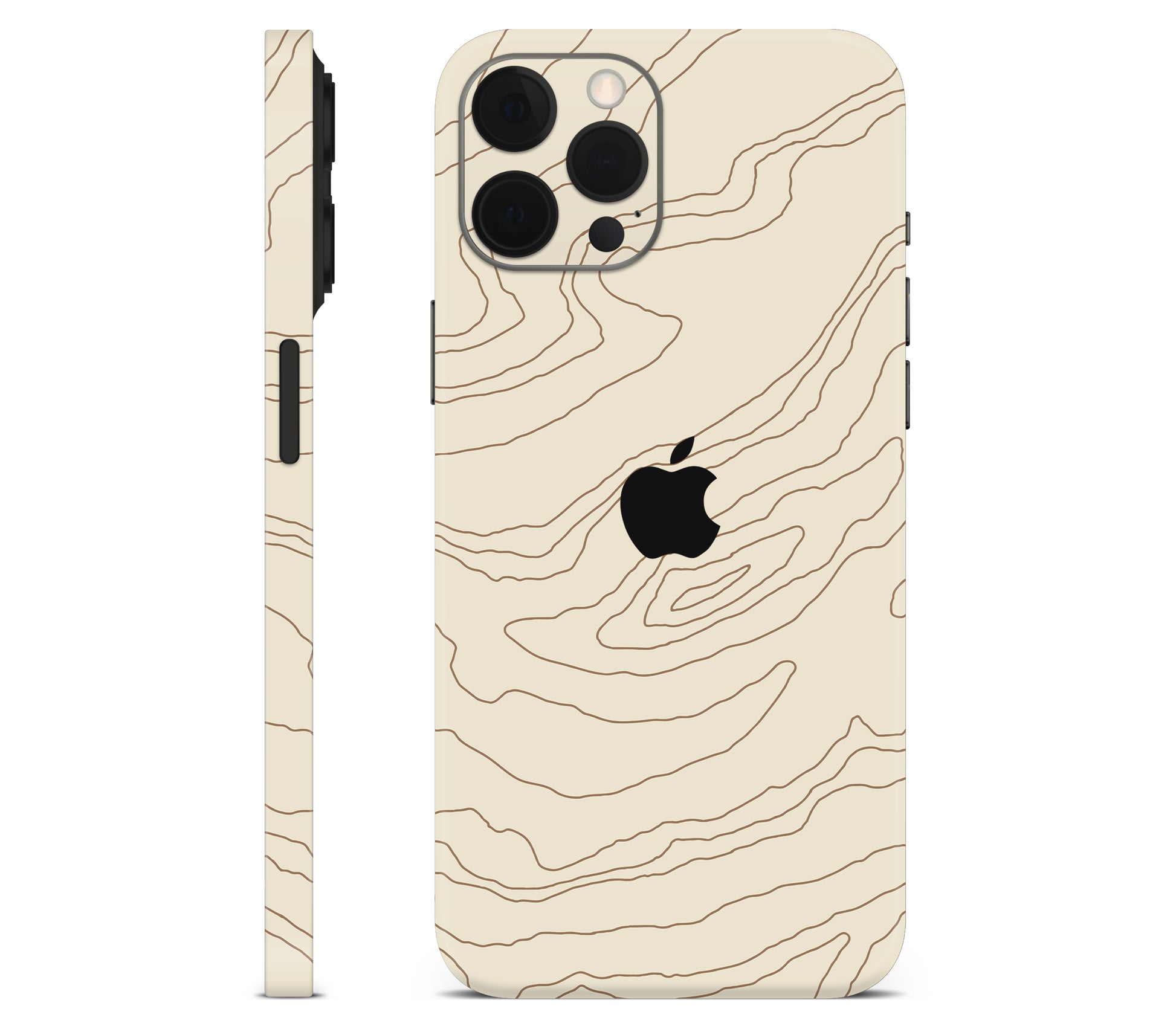 iPhone 12 Pro Max skin, Dune, full wrap with logo cutout