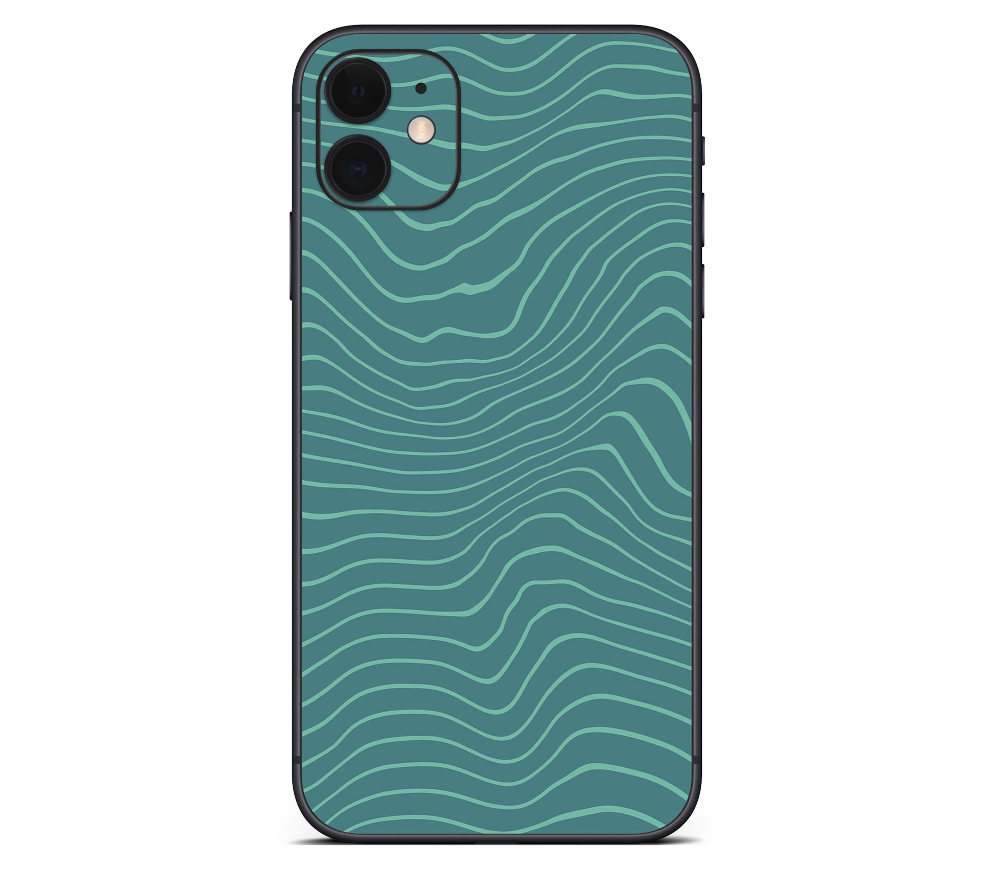 iPhone 11 skin, Tide, back skin without logo cutout