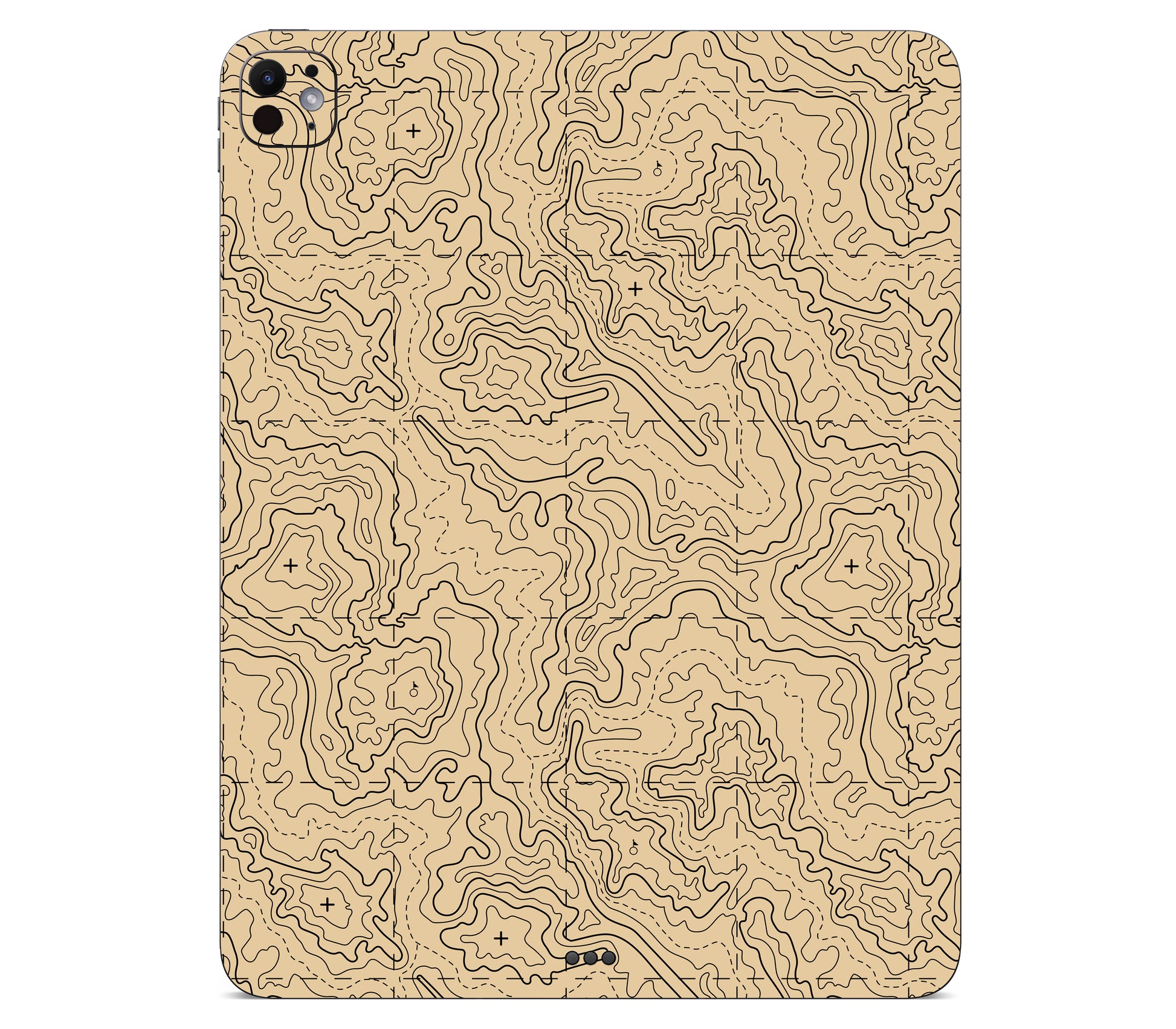 iPad Pro 11" (M4) skin, Lockdown (Sandline), back skin without logo cutout