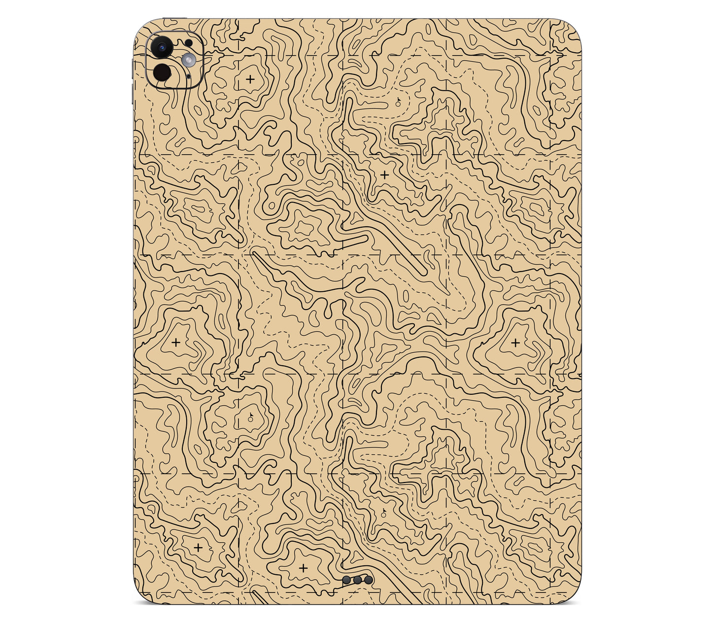iPad Pro 11" (M5) skin, Lockdown (Sandline), back skin without logo cutout