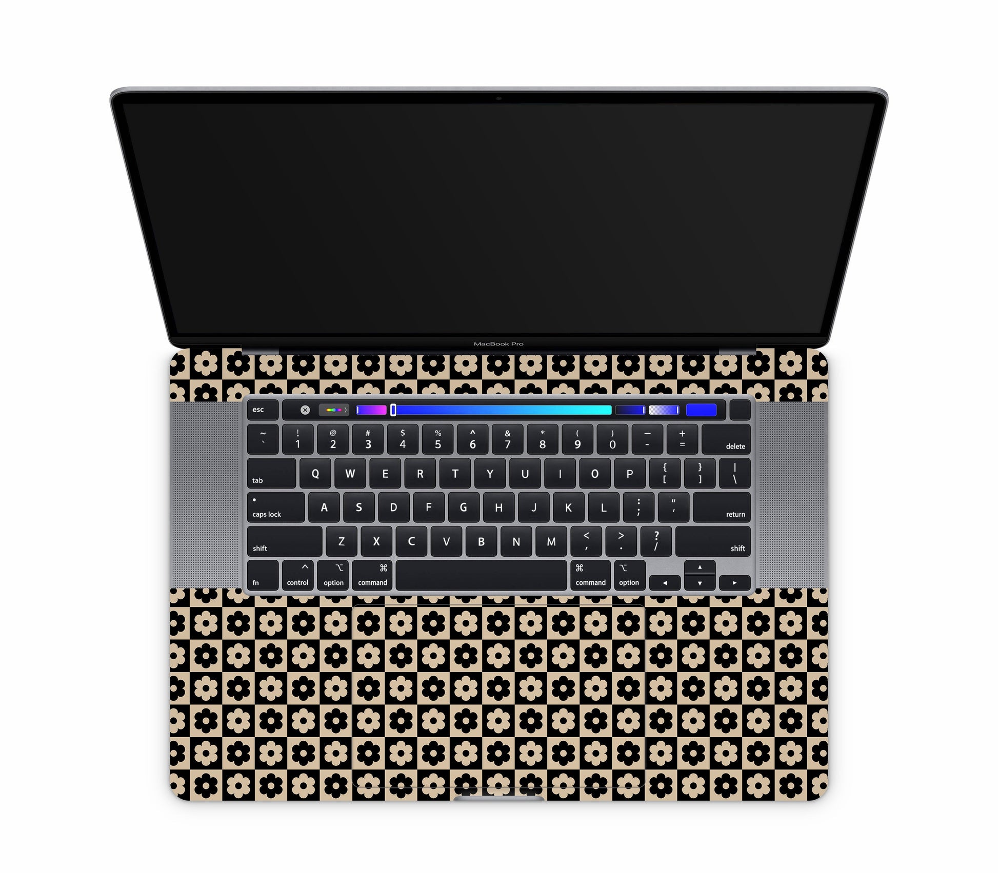 MacBook Pro 16" (2019, Touch Bar) skin, Floral Grid, inside skin