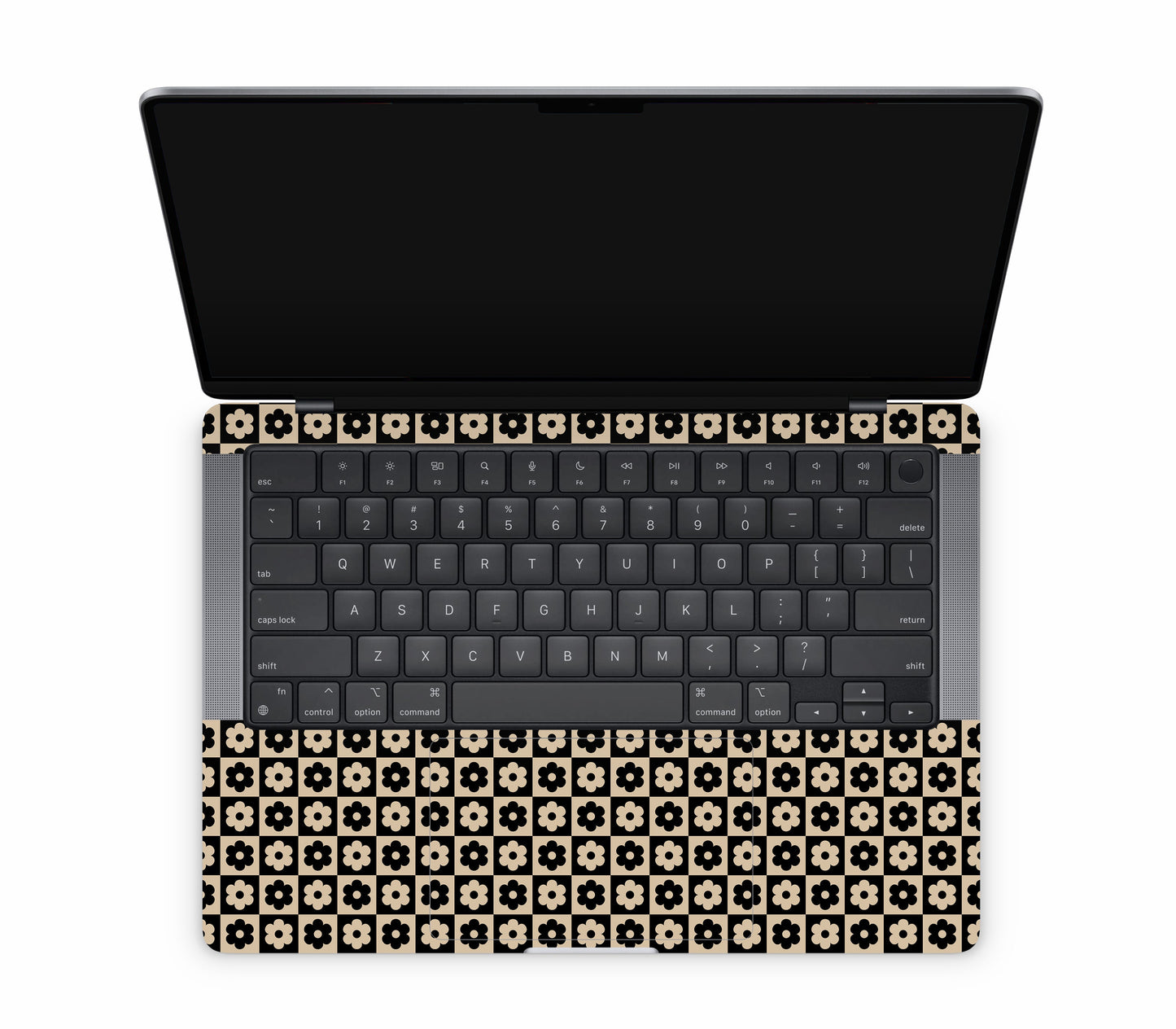 MacBook Pro 14" (2022, M2) skin, Floral Grid, inside skin