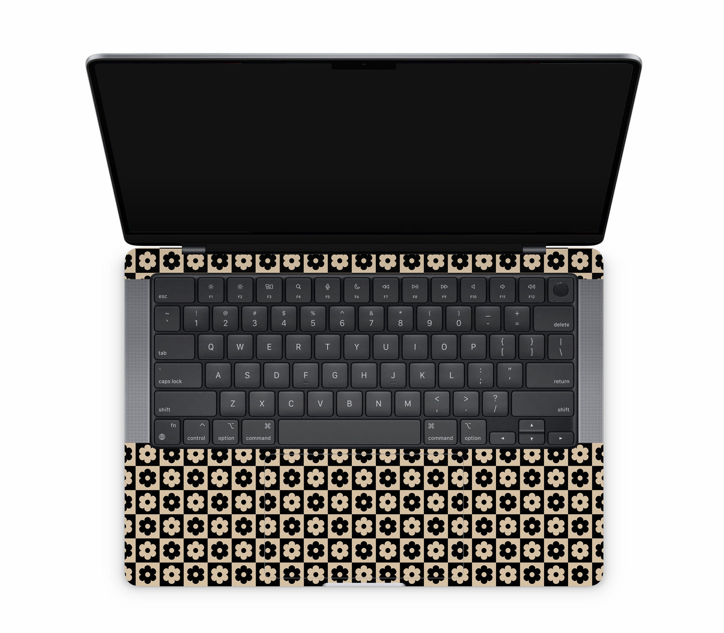 MacBook Pro 14" (2025, M5) skin, Floral Grid, inside skin