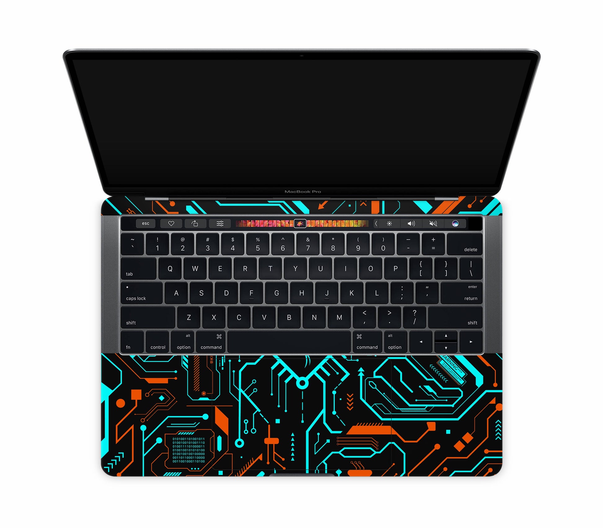 MacBook Pro 13" (2016-2019) Touch Bar skin, Kali (Core), inside skin