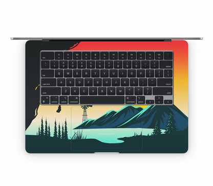 MacBook Air 15" (2025, M4) skin, Skybound, inside skin