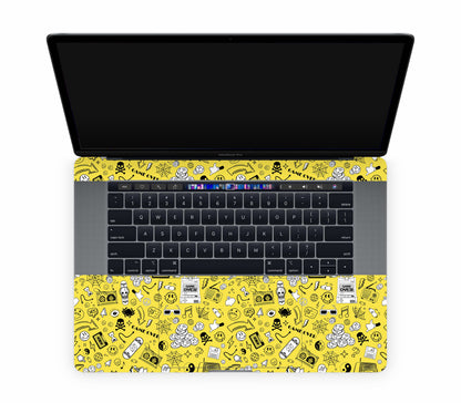 MacBook Pro 15" (2019, Touch Bar) skin, 90’s Nostalgia, inside skin