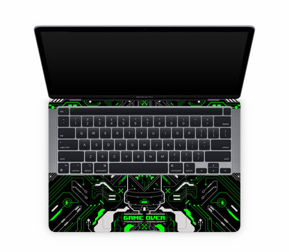 MacBook Pro 13" (2020, M1) skin, Fatal Error (Acid), inside skin