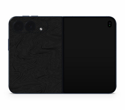 iPhone Duo skin, Black Ice, back skin without logo cutout