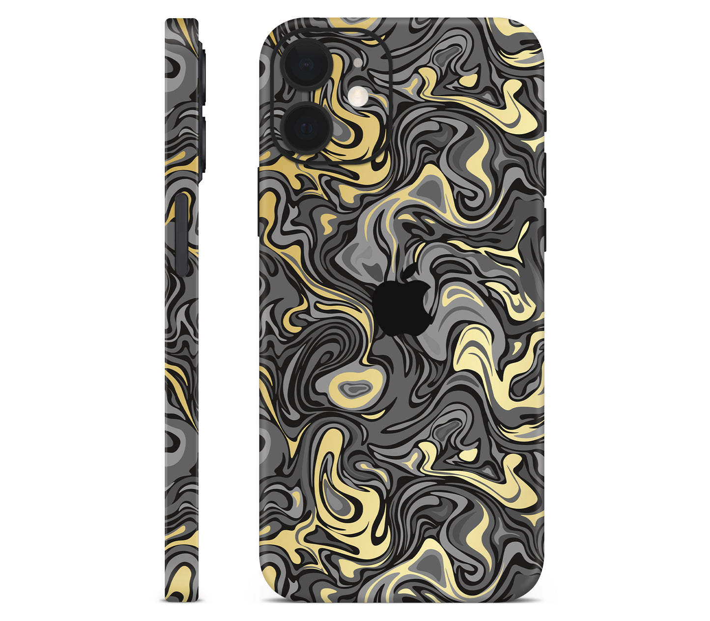 iPhone 12 skin, Damnation, full wrap with logo cutout