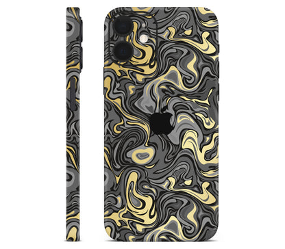 iPhone 12 skin, Damnation, full wrap with logo cutout