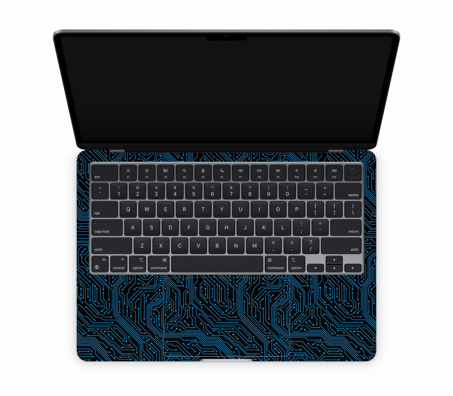 MacBook Air 13" (2025, M4) skin, Eternal Blue, inside skin
