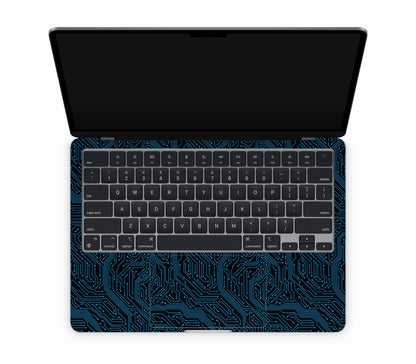 MacBook Air 13" (2025, M4) skin, Eternal Blue, inside skin